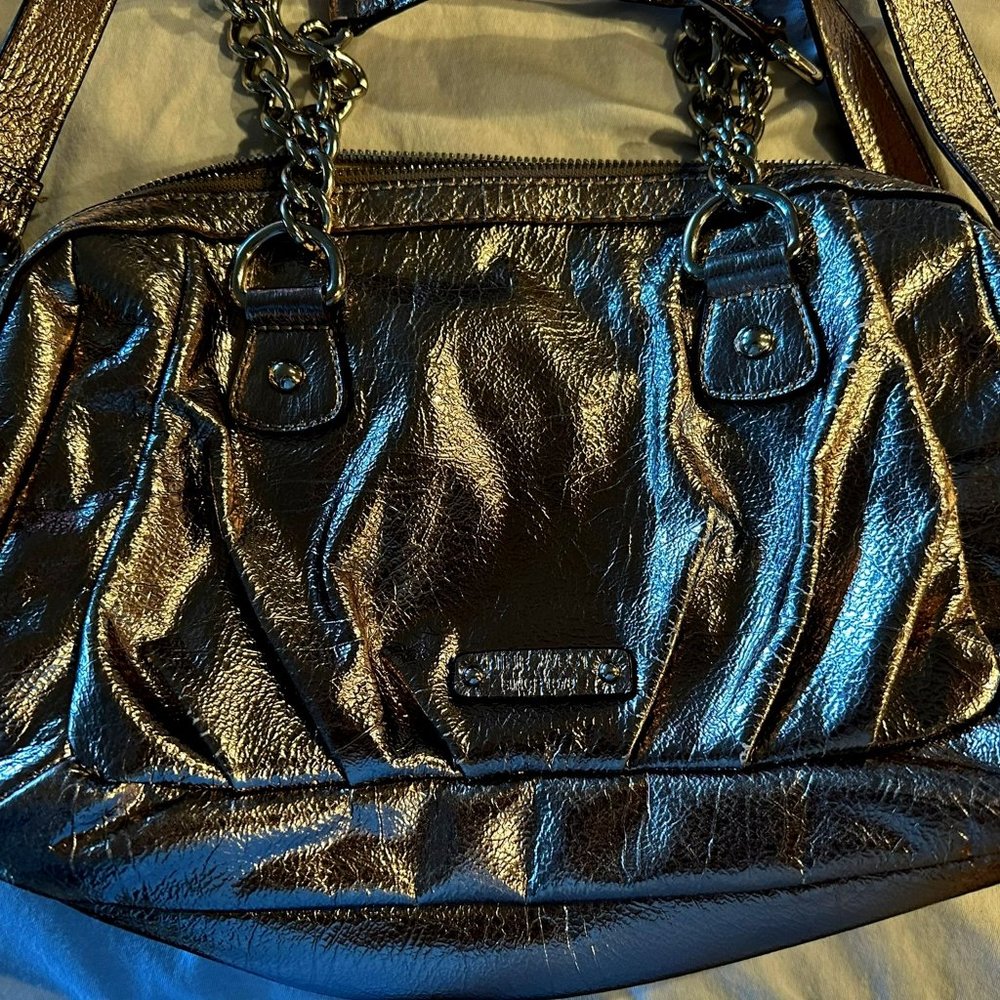 Nine West Gold Bling Purse W/Shoulder Strap Ex Condition, Looks Brand New